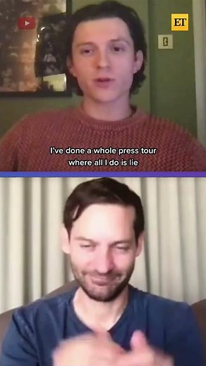 Tom Holland, Tobey Maguire & Andrew Garfield's FIRST INTERVIEW #Shorts
