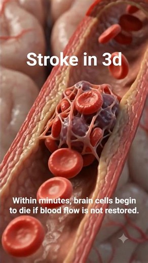 Ischemic Stroke 3d animation #medicalanimation #3danimation #healthcare #the3dscientist