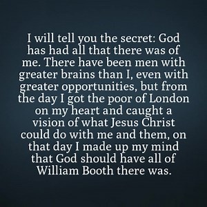 William Booth began The Salvation Army in 1865 as a means to help the...