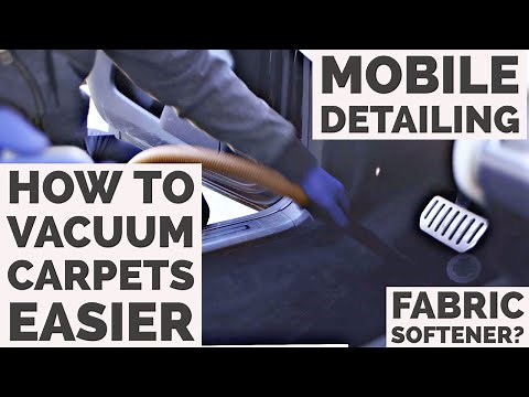 Easiest way to Vacuum Carpets Detailing