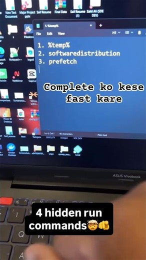 4 Secret Windows Run Commands You Didn't Know About#pc #tips