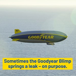 553K views · 4.2K reactions | Hint: it’s not a  but a  | Goodyear Blimp | Facebook