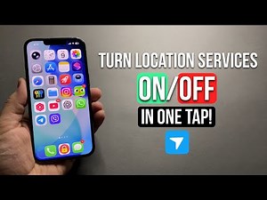 Turn Location Services On/Off in ONE Tap! (iOS Hidden Trick)