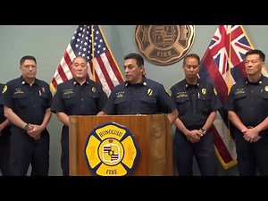 FULL: HFD chief identifies firefighter killed in McCully fire