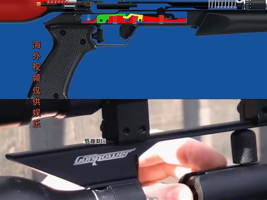 美国空军秃鹰pcp#pcp #武器科普 #射击 #军迷发烧友#国外视频分享