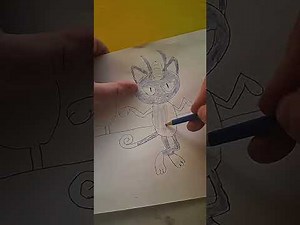 Alolan Meowth Drawing