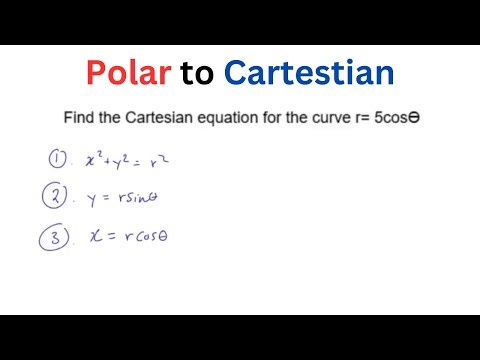 find the Cartesian equation for the curve r= 5cosƟ