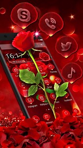 4.3M views · 4.5K reactions | Feel like something's missing on screen?Install 3D Red Rose Theme! Beautify your phone now! | CM Launcher | Facebook
