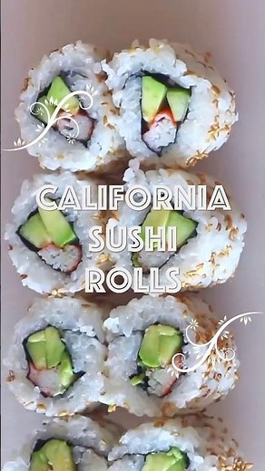 How to Make California Sushi Rolls at Home
