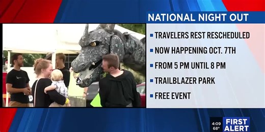 National Night Out rescheduled