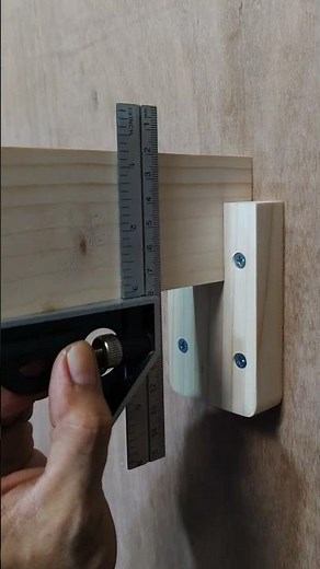 brilliant way to install wooden supports