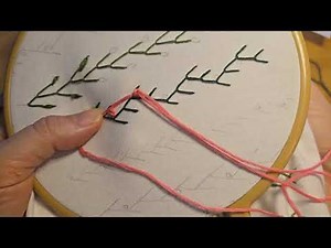Embroidery Lesson Featherstitch