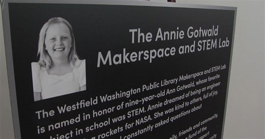 Westfield library dedicates STEM lab to young Westfield girl