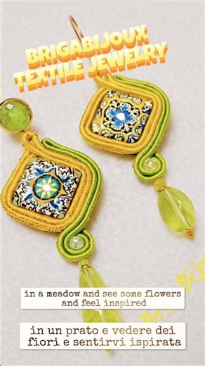 Soutache jewelry #soutache #handmade #gioiellotessile