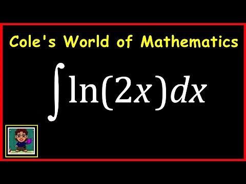 Integral of ln(2x) ❖ Calculus ❖ Integration By Parts