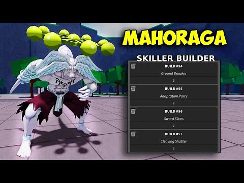 How to Use SKILL BUILDER MAHORAGA in TSB!!! (Custom Moveset)