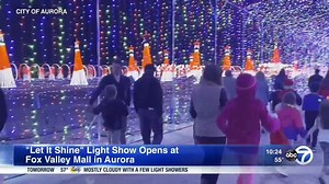 As the holiday season approaches, Aurora has the Lehnertz Ave Christmas Display, the Aurora Festival of Lights . . . and now the newest light show in the City of Lights: The Let It Shine Light Show at Fox Valley Mall is a wonderland of more than 1 million lights in a drive-thru experience! The show opens this Friday, November 12 and runs through January 9 from 4:30 p.m. to 11 p.m. nightly! Tickets are required to attend. Tickets can only be purchased online at https://shinelightshow.com. #Aurora