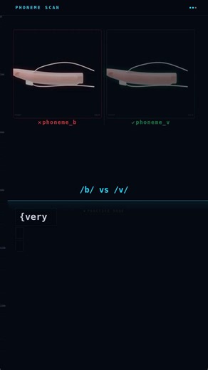 bとvの違い、口の形が全然違う【3D舌アニメ解説】