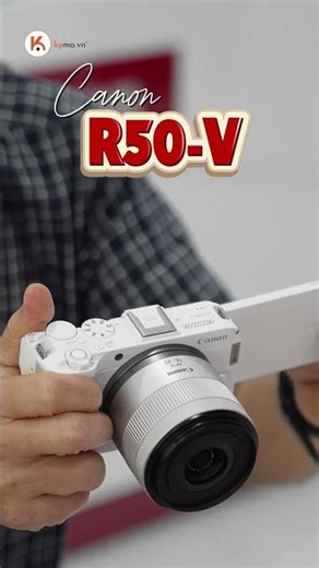Customer picks up a white Canon EOS R50-V for livestreams 🔥#kyma #canon