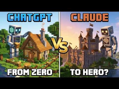 Chatgpt vs Gemini Make Minecraft From Zero || undefined ai