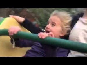 VIDEO OF THE DAY: Little girl's first roller coaster ride