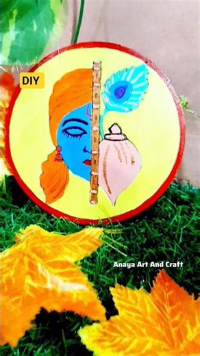 कान्हा की पेंटिंग With Acrylic Colour||राधे राधे#trending#art#ytshorts#ytshortfeed#painting#viral