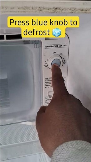 How to defrost fridge🧊❄️ #samsung