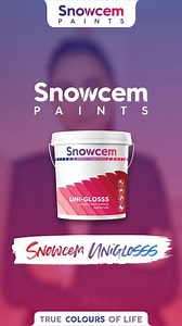 Presenting to you - UNI GLOSSS, ULTIMATE MULTI SURFACE PROTECTION from Snowcem. Its unique formulation gives a high gloss finish and remarkable flexibility. It provides superior adhesion to concrete, cement, sand renderings, and wood. It has a solar reflective paint system with a lifespan of 9-10 years. #snowcem #snowcempaints #decor #painting #wallpaint #paintbrush #colours #wallpainting #Homepainting #house #home #exteriorpaint #interiorpaint #paintyourlife #interior #exteriordesign #interiord