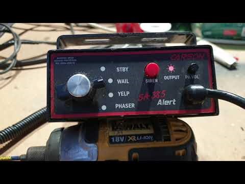 CARSON SA-385 ALERT 100 Watt Siren Amplifier