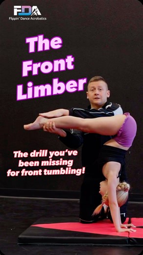 Nathaniel Davies on Instagram: "The Front Limber. One of the best exercises to help with front tumbling. Learn this and more at Flippin’ Dance Acrobatics. Acro made simple. No more guesswork. Link in bio. #acro #gymnastics #cheer"