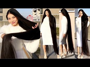 RealRapunzels | Real Life Rapunzel's Extreme Hair Length Show Outdoor (preview)