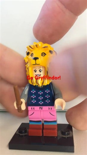 LEGO “Harry Potter” Luna Lovegood in Gryffindor lion hat