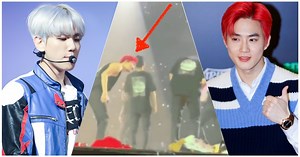 EXO's Suho Noticed Baekhyun Stop Mid-Performance And Immediately Checked On Him