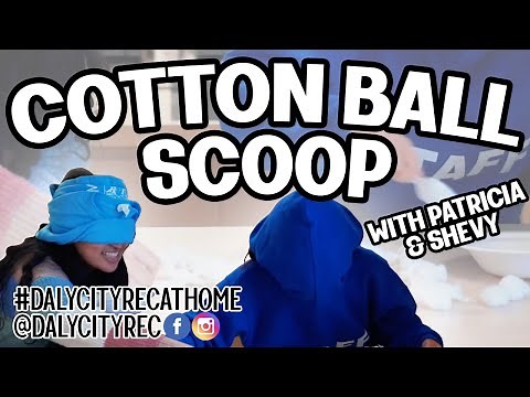 Cotton Ball Scoop - Fun & Easy Game At Home