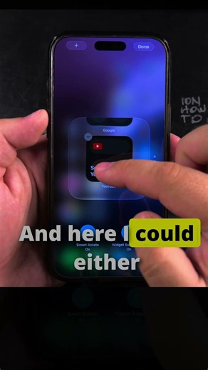 iPhone How to Add Widget to Stack on Home Screen