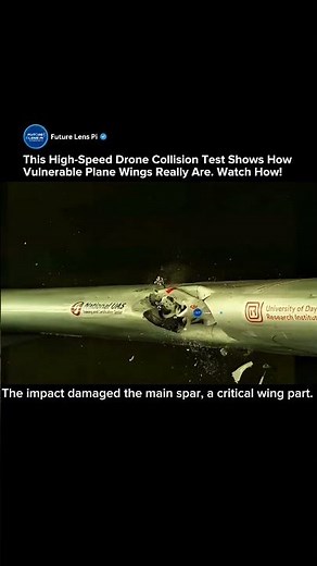 Drone vs Airplane Wing at 238 MPH — What REALLY Happens When They Collide #crash #test #drone #wings