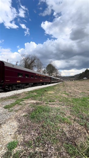 GSMR 2335 and 2668 coming through the fields of Whittier, NC￼￼