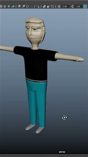 “Cute Cartoon Character 3D Modeling| Autodesk Maya” #autodeskmaya#CartoonCharacter#CharacterModeling