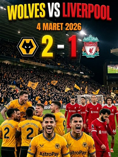 Wolves Shockingly Defeat Liverpool Champions