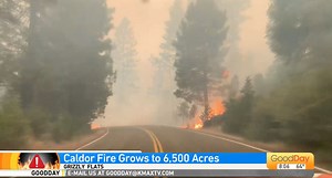 20K views · 195 reactions | The unpredictable nature of the #CaldorFire has shocked even our veteran photographer Dave Grashoff, who himself had to be escorted out of danger this morning as flames quickly moved into the area he was in. Latest information here: https://sacramento.cbslocal.com/2021/08/17/caldor-fire-el-dorado-county-evacuation-updates/ | CBS13 CBS Sacramento | Facebook