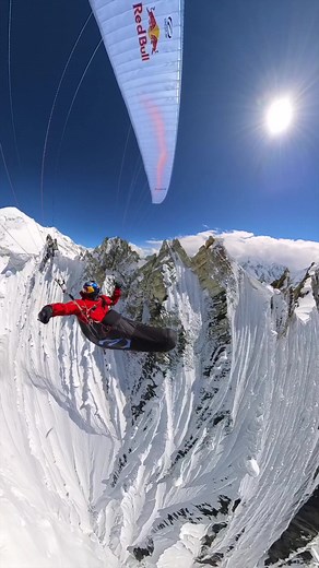 48K views · 1K reactions | gliding through the peaks  #redbull #givesyouwiiings #paraglide #aerialsports #flying #mountains | Red Bull Adventure | Facebook