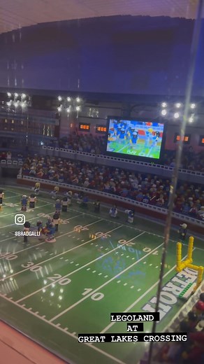 58K views · 943 reactions | Ford Field — IN LEGO BRICKS! LEGOLAND Discovery Center Michigan has an incredible Detroit room. The Lions stadium is featured, complete with a quarterback you can control | Brad Galli WXYZ | Facebook