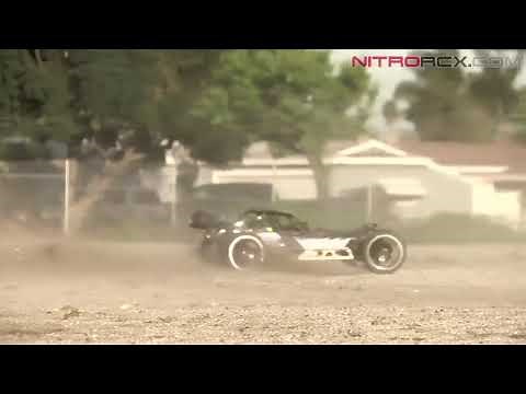 1/5 Exceed RC Buggy Barca 32cc Engine Gas Powered Off Road w/ Fail Safe RC Buggy In Action