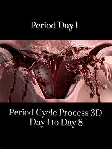Understanding the Period Cycle Process: Days 1-8