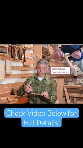 Spokeshave Setup for Best Results! #builditnotes #woodworking #fyp #viral #diy #shorts #lienelson