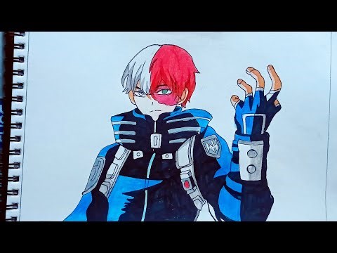 How to Draw Shoto Todoroki from My Hero Academia – Step by Step Drawing Tutorial