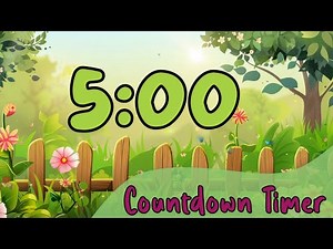 🧸 5 Minute Kids Countdown | Playful & Bright Timer for Activities