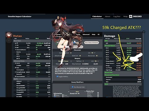 The Genshin DMG Calculator I use | Genshin Impact