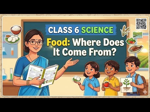 Class 6 Science Chapter 1 Full Story | Food Where Does It Come From? | Complete Explanation