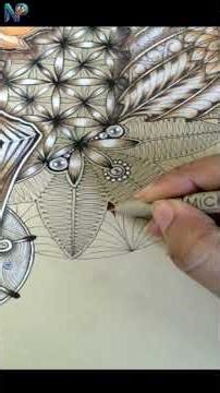 Day 9 ~ Zentangle Project Pack 28 ~ Zen Art